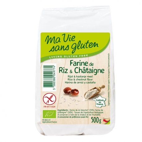 Farine de Riz Blanc Sans Gluten - Lorizo